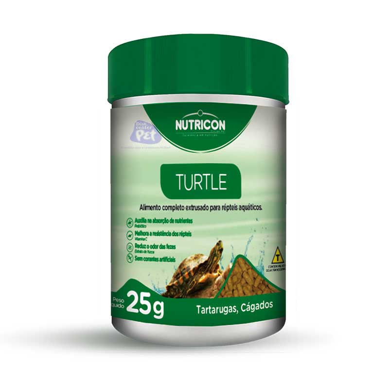 RAÇÃO TURTLE EXT. 25 GRAMAS