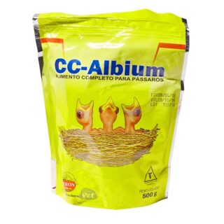 ALIMENTO P/ PÁSSAROS CC ALBIUM 500g