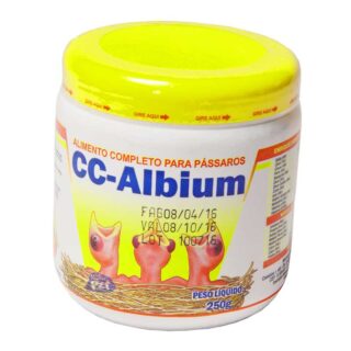 ALIMENTO P/ PÁSSAROS CC ALBIUM 250g