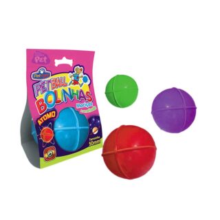 BOLA MACIÇA PETBALL ÁTOMO 55MM