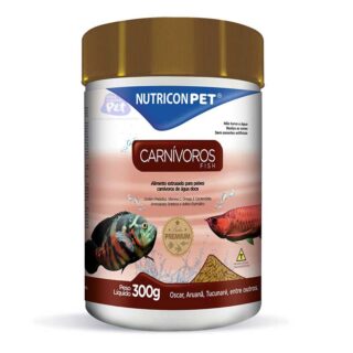RAÇÃO CARNÍVOROS FISH 300 GRAMAS