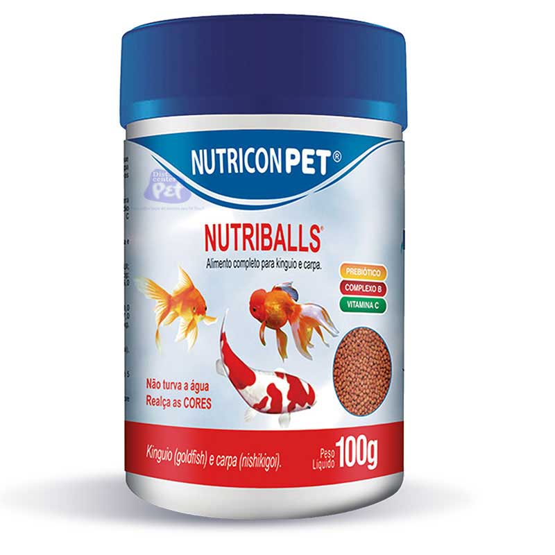 RAÇÃO NUTRIBALLS EXT. 100 GRAMAS