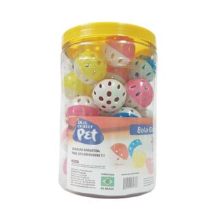 POTE DE BOLA PARA GATO COM GUIZO GRANDE