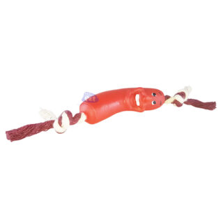 BRINQUEDO SALSICHA COM CORDA
